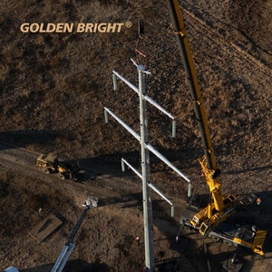 Postes Utilitarios Golden Bright de 25 Metros, Acero de Alta Resistencia, Hormigón Duradero, Madera de Alta Calidad, Excelente Estabilidad, Gran Capacidad de Carga - Product Image 5