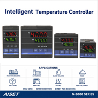 Contrôleur de température numérique direct usine, thermostat intelligent avec écran LED, modèle N-5000, résolution 0,1°C, alarme haute température