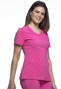 Conjunto <span class=keywords><strong>de</strong></span> uniforme <span class=keywords><strong>de</strong></span> <span class=keywords><strong>enfermera</strong></span> Rosa elástico <span class=keywords><strong>de</strong></span> 4 vías al por mayor OEM modelo Joggers <span class=keywords><strong>y</strong></span> camisa <span class=keywords><strong>de</strong></span> uniforme envolvente para Asistente Médico Dental - Product Image 4