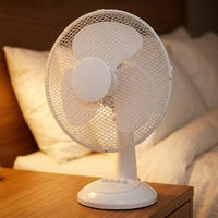 Ventilateur de bureau sur pied à commande mécanique 45W, 10-12,9 pouces, alimentation USB/batterie, oscillant, rechargeable, télécommande - Nouveauté 2026, Vente Flash