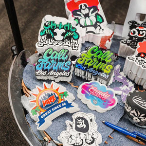 Custom Logo Outdoor UV Resistant PVC Adhesive Label <b>Sticker</b> Die Cut <b>Vinyl</b> for Outdoor Usage Personalized Packaging Labels - Product Image 3