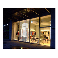 Écran LED transparent pour mur en verre, module LED transparent couleur pleine, prise en charge de l'animation pour centre commercial, magasin de détail