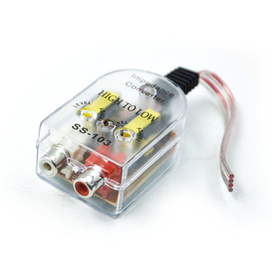 Convertisseur d'impédance haute vers basse SS-103 pour amplificateur audio de voiture, connexion de subwoofer 2.0 canaux - Product Image 3