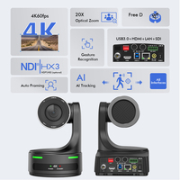 Caméra PTZ 4K HDKATOV avec zoom optique 20x, HDMI, USB3.0, PoE, pour la liturgie religieuse, l'éducation, les conférences, YouTube