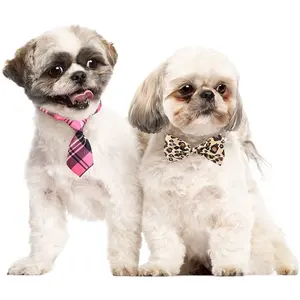 Luxury Pet Supplies and Accessories Adjustable Dog Collar With Bowtie <b>Cat</b> Pet Dog Necktie Collar Pet Bow Tie - Product Image 1