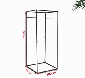 תאי הלבשה מודרניים יוקרתיים בהתאמה אישית, עצמאיים, ממתכת, לחנויות בגדים, עם וילונות ותצוגות עכשוויות. - Product Image 6