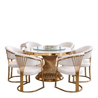 Table Serpentine VIP Longue de Luxe en Acier Inoxydable Doré avec Plateau Blanc pour Mariage, Événement, Fête, Location, Hôtel, Banquet, Vente en Gros Usine