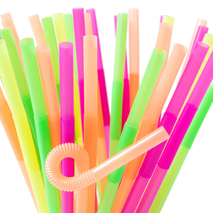 القش المنحني الإبداعي الملون القابل للاستعمال مرة واحدة PP - Product Image 3