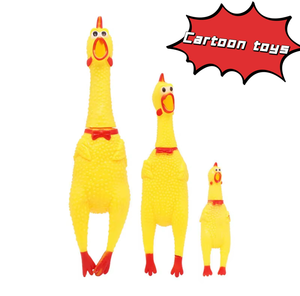 Poulet à long cou drôle évent Poulet strident sonore Squeeze Screaming Kid Shrilling Chicken Toy - Product Image 2