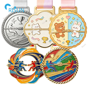 Medallas Personalizadas para el Día del Deporte Escolar, Medallas de Ultra Impacto con Relieve de Tira y Afloja, Medallones para Escuelas, Medallas Personalizadas de Tira y Afloja - Product Image 1