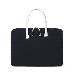 Sac pour ordinateur portable matelassé, antichoc, léger, imperméable, pour les voyages d'affaires, le bureau, unisexe, uni et coloré, pour ordinateur portable de 14 à 15 pouces - Product Image 3