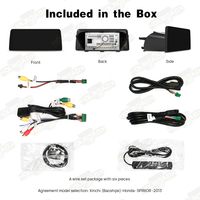 HOLROADX Autoradio Android 12,3 pouces pour Honda Spirior 2009-2014, CarPlay sans fil, navigation GPS, écran tactile, autoradio