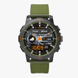Relojes Tácticos DF LC313 en Verde Salvia, Caqui y Negro para Caminar, Correr, Ciclismo, Saltar, Bádminton y Deportes, Relojes Inteligentes - Product Image 2