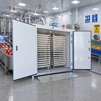 Industriële warmtepompdehydrator voor fruit & groenten, grotere capaciteit 500-2000kg, geschikt voor het drogen van uien en mango's.