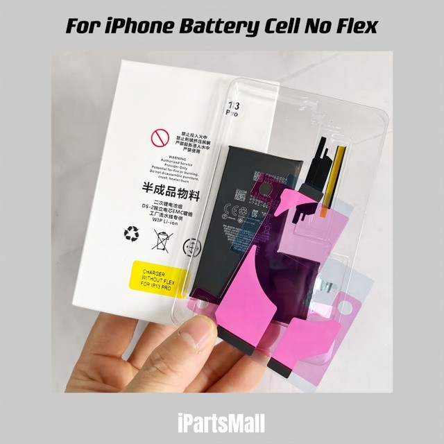 IParts Replacement for iPhone X XS XR MAX 11 12 13 Mini Pro Max OEM Battery Cell Chip No Without Flex Cable Rechargeable Repair