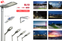 Lampadaire LED 50w 80w 120w 180w 240w Éclairage extérieur LED Lampadaire LED Routes rurales Parcs Places et parcs industriels