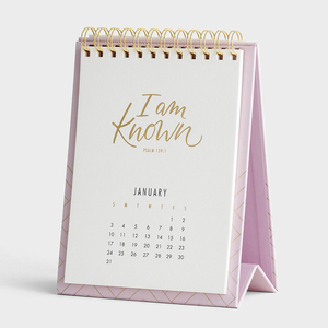 <span class=keywords><strong>Calendrier</strong></span> de bureau de table à rabat avec support <span class=keywords><strong>mensuel</strong></span> en spirale <span class=keywords><strong>2024</strong></span> 2025 imprimé avec logo personnalisé - Product Image 3