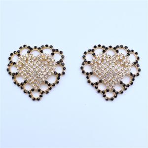 MOGlovers Cache-tétons réutilisables mignons en forme <span class=keywords><strong>de</strong></span> <span class=keywords><strong>bijou</strong></span>, adhésifs, pour soutien-gorge, cache-seins décoratifs sexy - Product Image 3