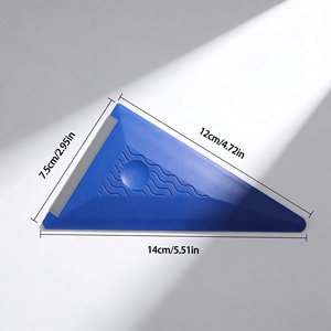 Set di 3 Raschietti Triangolari con Bordo in Silicone per Installazione di Pellicole Viniliche e PPF su Carrozzeria Auto - Product Image 3