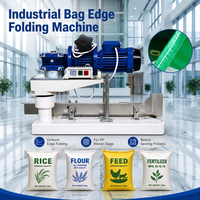 Machine de fermeture de sacs robuste TP4900, machine industrielle de pliage des bords pour sacs en PP tissé pour riz