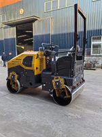 Rouleau compacteur vibrant hydraulique micro et petit, à tambour simple et double, de 1, 2, 3, 3,5, 6 et 8 tonnes, pour travaux routiers