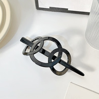 Yuxi Logo personnalisé accessoires de cheveux pour femmes élégant acétate plaque épingles à cheveux prêle boules fourchettes à cheveux disponibles pour la vente en gros