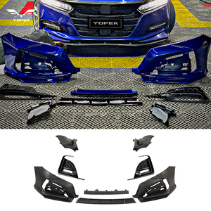 Aggiornamento diretto in fabbrica 3 <span class=keywords><strong>pezzi</strong></span> paraurti parti auto kit corpo universale labbro paraurti anteriore per <span class=keywords><strong>honda</strong></span> Accord2018 + - Product Image 1