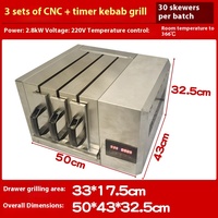 Barbecue automatique Bbq Kebab Satay brochettes rotatives brochette rôtissoire gril grillé Machine avec rotation