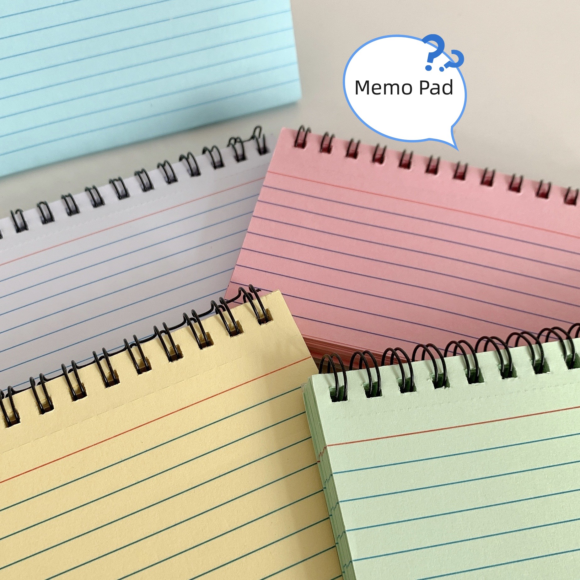 Пользовательский красочный полипропиленовый чехол, маленький полезный школьный мини-блокнот на спирали, карманный блокнот, набор блокнотов для записей для студентов