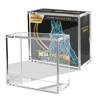 Boîte de protection moderne ETB Elite Trainer Box pour cartes TCG, avec couvercles magnétiques, anti-rouille, protection UV, pré-assemblée, transparente, directement de l'usine