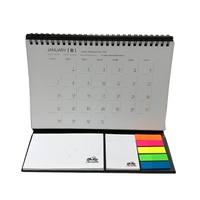 Carton Design personnalisé, impression mensuelle, calendrier, pour bureau, avec Notes majuscules