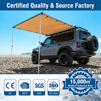 Auvent rétractable 4x4 pour camping en extérieur, tente de remorque, abri solaire pour voiture, 1,4 x 2 m (2000 mm)