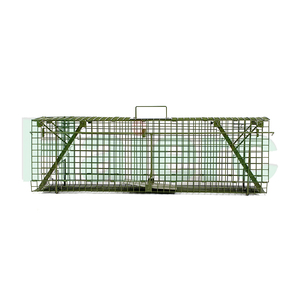 Trappola per animali selvatici Haierc in metallo robusto, gabbia umana per la cattura di animali vivi, per conigli, scoiattoli, gatti randagi e piccoli roditori - Product Image 3