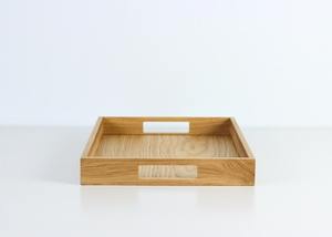 Plateau de service en bois fait main, artisanat varié, marque Galore, taille et forme personnalisées, design bouddhiste, technique de polissage écologique, décoration intérieure - Product Image 3