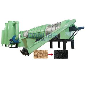 Machine à fabriquer du charbon de bois de type rotatif, machine à charbon de bois à partir de sciure, fours de carbonisation - Product Image 1