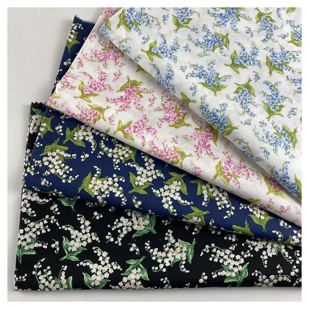 Super soft liberty london 150cm printed textile fashion 100 cotton woven poplin fabrics for women's shirt