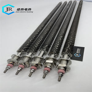 Pemanas Oven listrik elemen pemanas udara panas 380V 1600W M16 304Sus pemanas bersirip lurus - Product Image 1