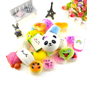 Squishy Realistic <b>Mini</b> Bread Soft Rebound PU Toy for Boys and Girls <b>Desk</b> Fidget Play and Anxiety/Stress Relief Toy Set - Product Image 1