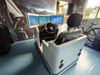 Simulador de Conducción de Alta Simulación, Simulador de Conducción Completo con Volante, Pedales y Asiento