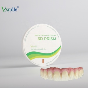 บล็อกเซอร์โคเนีย 3 มิติ รุ่น Prism Crown CAD/CAM ความแข็งแรง 800-1200Mpa ความหนา 10-30 มม. ความโปร่งแสง 43-57% ได้รับการรับรองมาตรฐาน CE สำหรับห้องปฏิบัติการทันตกรรม - Product Image 2