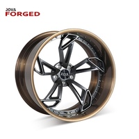 Vente Flash : Jantes en aluminium forgé chromées à cinq branches, design personnalisé, neuves, ET 40mm, entraxe 5x114.3, ajustement universel 18"-24", 20mm