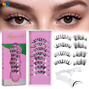 Ciglia Magnetiche All'Ingrosso con Etichetta Privata, Confezione Magnetica, Ciglia Magnetiche Morbide Effetto Occhio di Volpe, Impermeabili, con Applicatore - Product Image 1