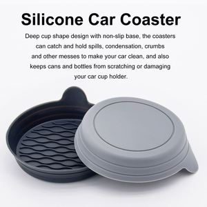 Porte-gobelets universels en silicone pour voiture avec fermeture ouverte, sous-verres à motif bonbon tendance pour la décoration de véhicules et le style automobile - Product Image 6