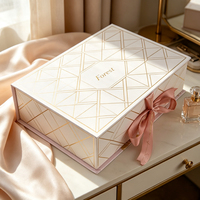 Caja de Regalo de Papel Personalizada Forest Packing, Caja de Embalaje Rígida Magnética de Lujo con Cinta y Logotipo Personalizado al por Mayor
