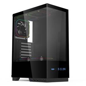 Boîtier d'ordinateur de conception nouvelle, tour ATX en acier, boîtier de <span class=keywords><strong>PC</strong></span> de jeu avec fenêtre latérale pour une utilisation professionnelle avec écran numérique - Product Image 5
