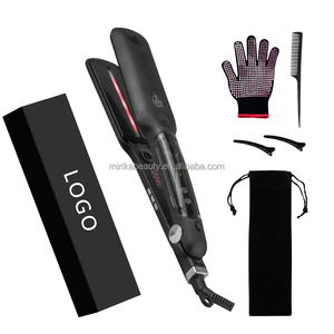 <span class=keywords><strong>Plancha</strong></span> <span class=keywords><strong>de</strong></span> <span class=keywords><strong>Pelo</strong></span> Profesional <span class=keywords><strong>de</strong></span> <span class=keywords><strong>Vapor</strong></span> <span class=keywords><strong>con</strong></span> Luz LED, <span class=keywords><strong>Vapor</strong></span> <span class=keywords><strong>de</strong></span> <span class=keywords><strong>Agua</strong></span>, Temperatura <span class=keywords><strong>de</strong></span> 450F, Tecnología PTC, Infrarroja, <span class=keywords><strong>de</strong></span> Alta Calidad OEM - Product Image 1