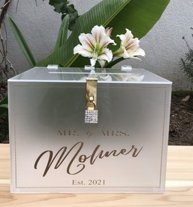 Versatile Trending Elegant Look Acrylic Plastic Donation Suggestion Box Modern Multi-functional Secure Mailbox for Letters - Product Image 1