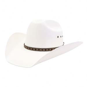 Sombrero de Vaquera Beige N39 Hecho a Mano con Paja de Papel y Decoración para Vacaciones y Uso al Aire Libre - Product Image 2