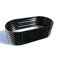 Pots de plantes en acier galvanisé antirouille avec trou de drainage et doublure écologique, taille personnalisable