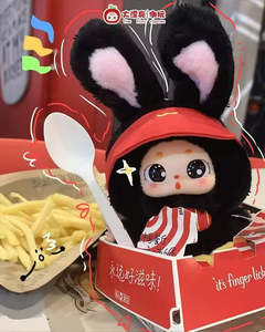 Nuevo bebé auténtico tres qué debería comer hoy serie caja ciega Mini figuras gastronómicas lindo coleccionable pequeña muñeca regalo - Product Image 3